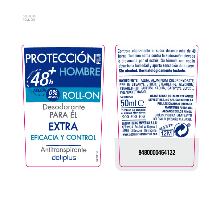 DEO Desodorante Deliplus packaging proteccion roll on 1