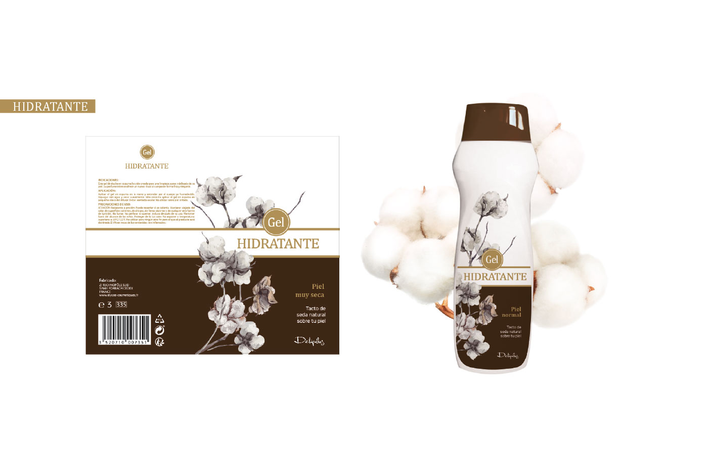 Gel de ducha romantic style packaging mercadona hidratante