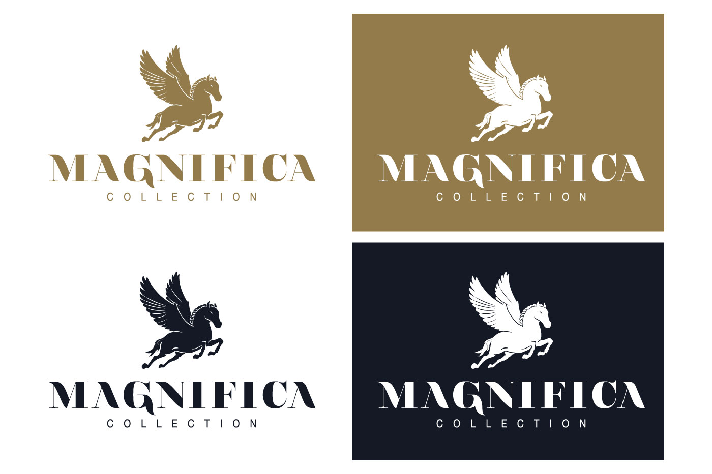 Magnifica collection dobleessa logo simbolo colorimetria