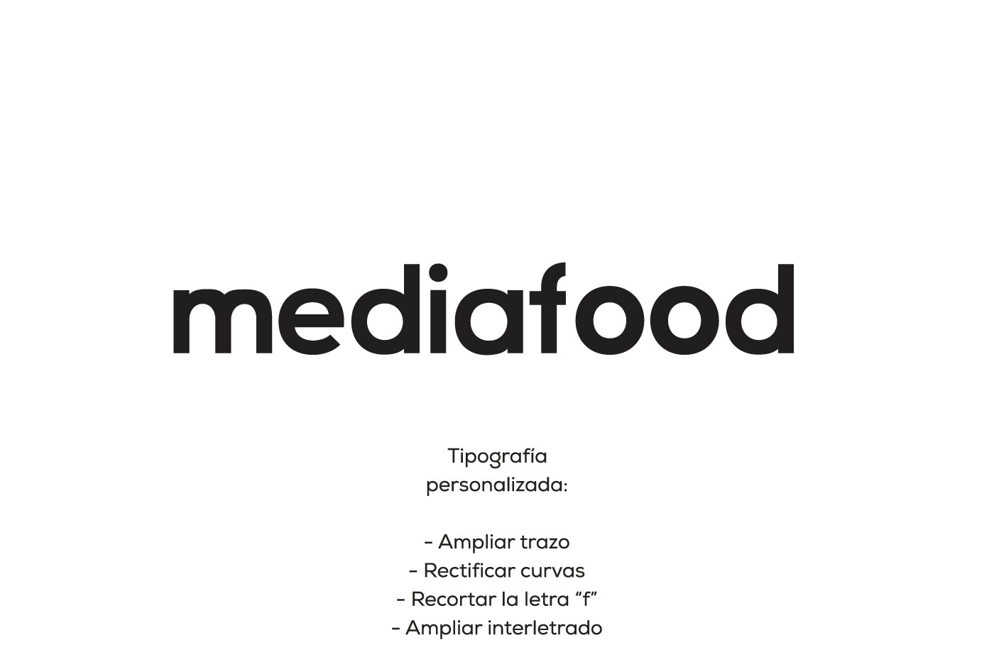Mediafood idea original tipografia