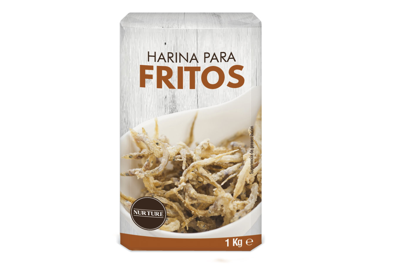 dobleessa packaging Harina para fritos Nurture envase