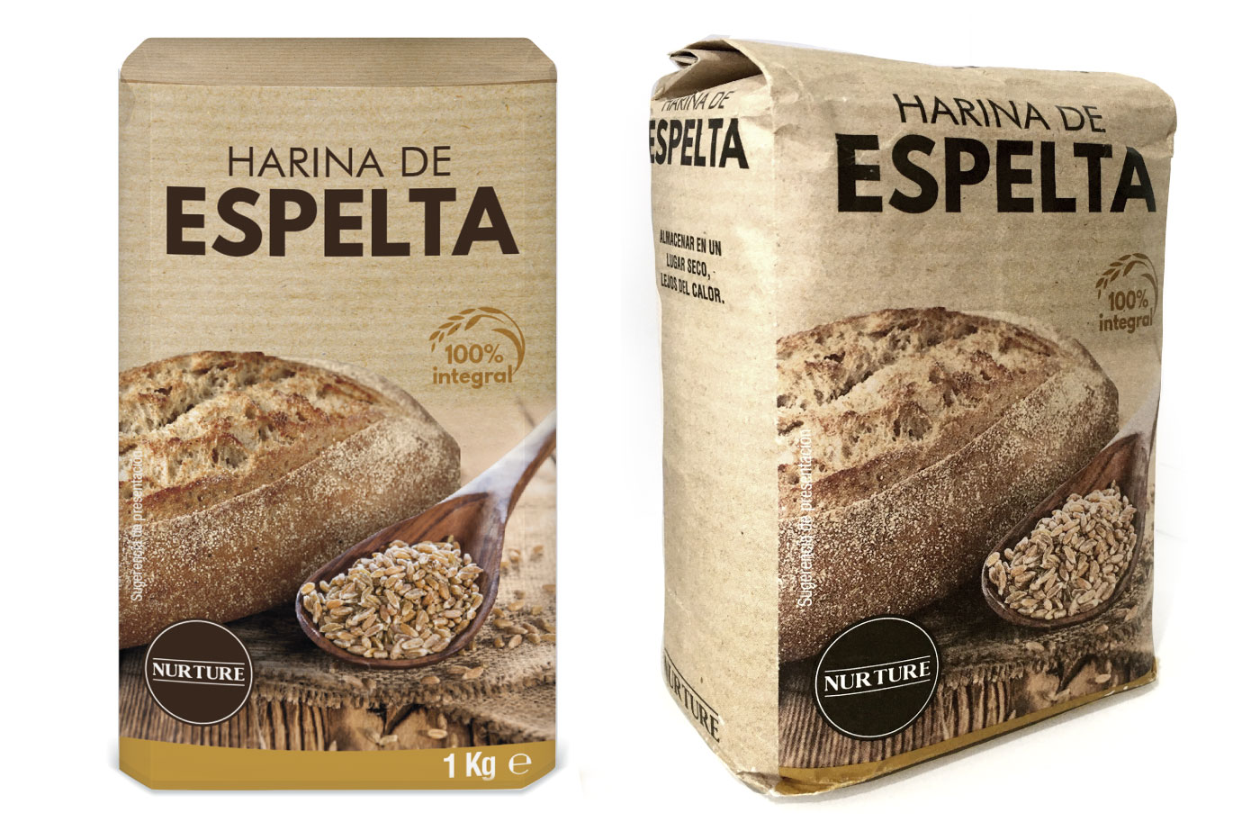 packaging dobleessa Harina de Espelta envase