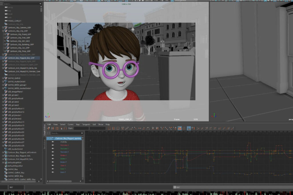Animación Dibujos Animados 3D