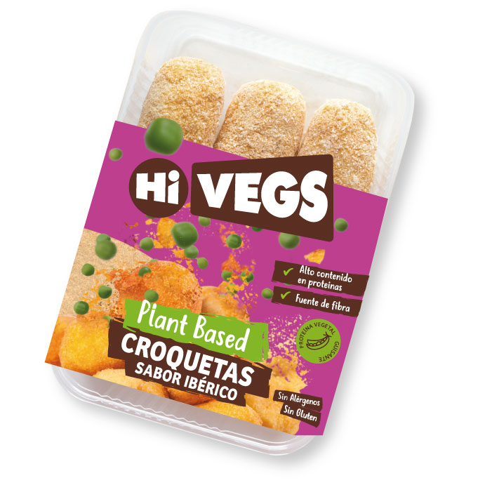Hi Vegs packanging producto alimento vegano